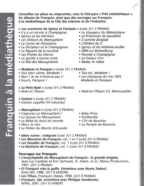 liste franquin